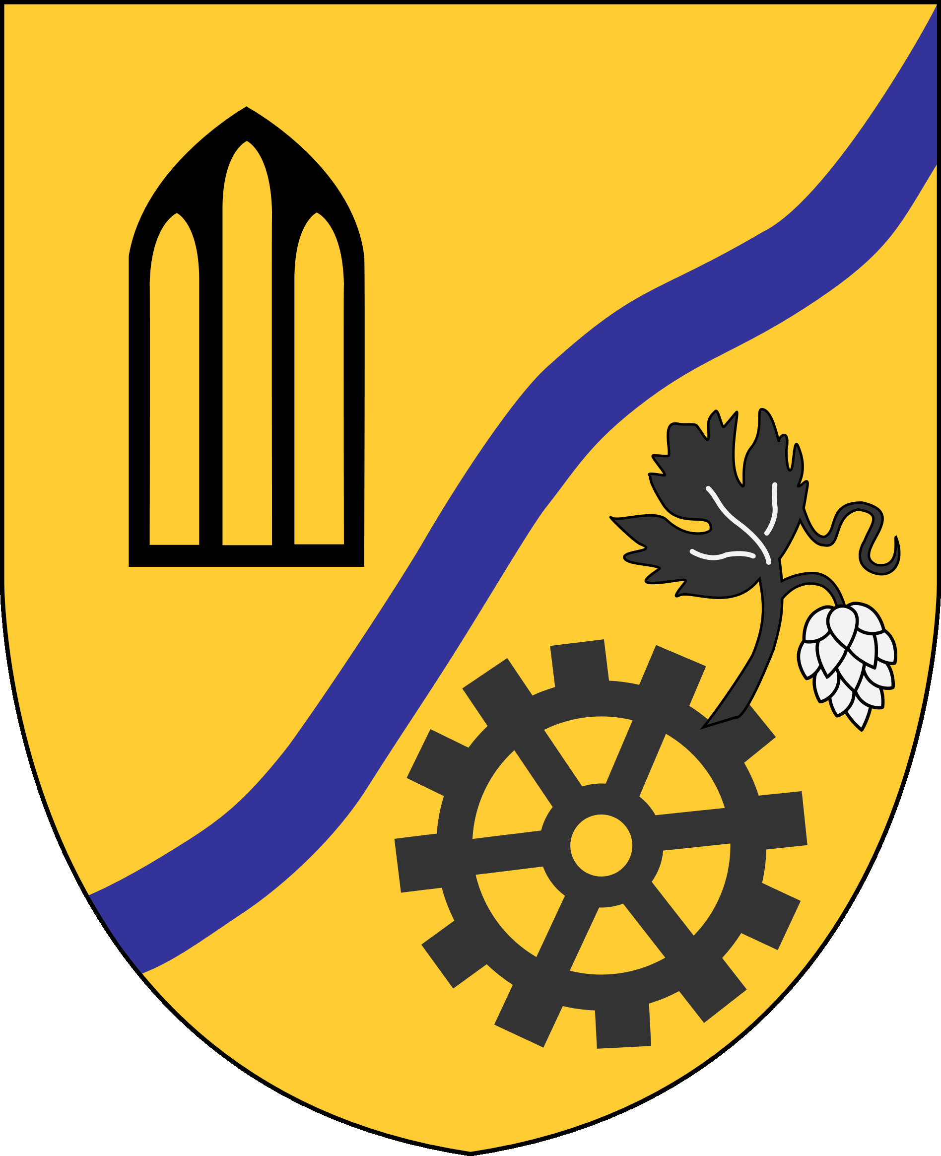 Bild vergr��ern: Wappen der Gemeinde R�hn